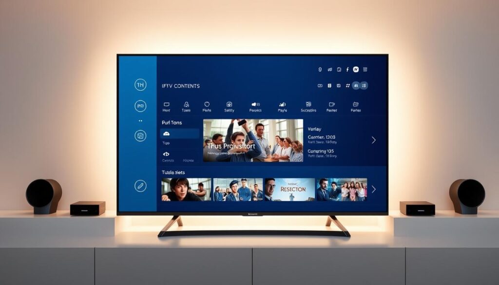 IPTV Smarters user interface